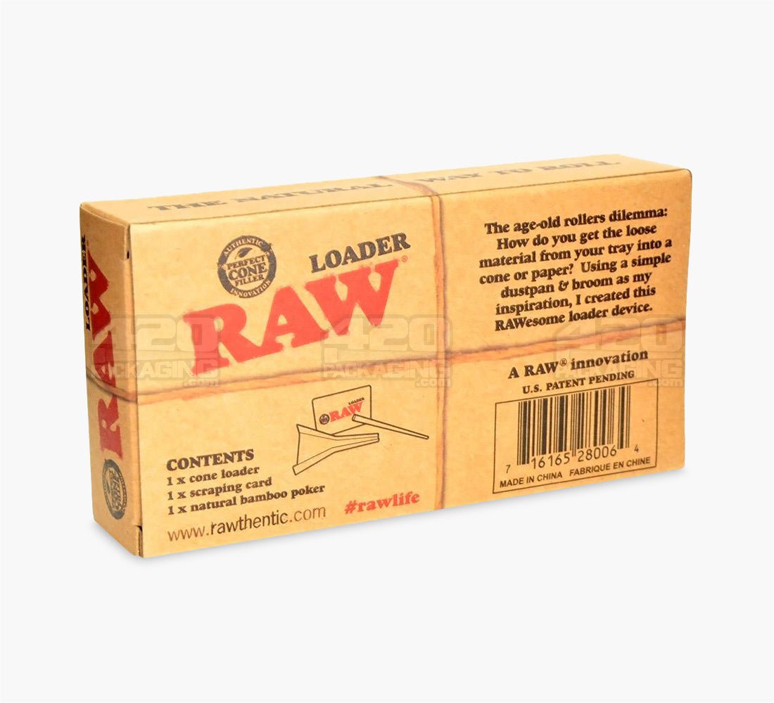 RAW 98 Special and King Sized Cone Loader w/ Scraping Card & Bamboo Poker - 5