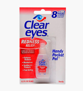 CLEAR EYES 'Retail Display' Redness Relief Eye Drops | 8hr Comfort - Fast Acting - 12/Box - 2
