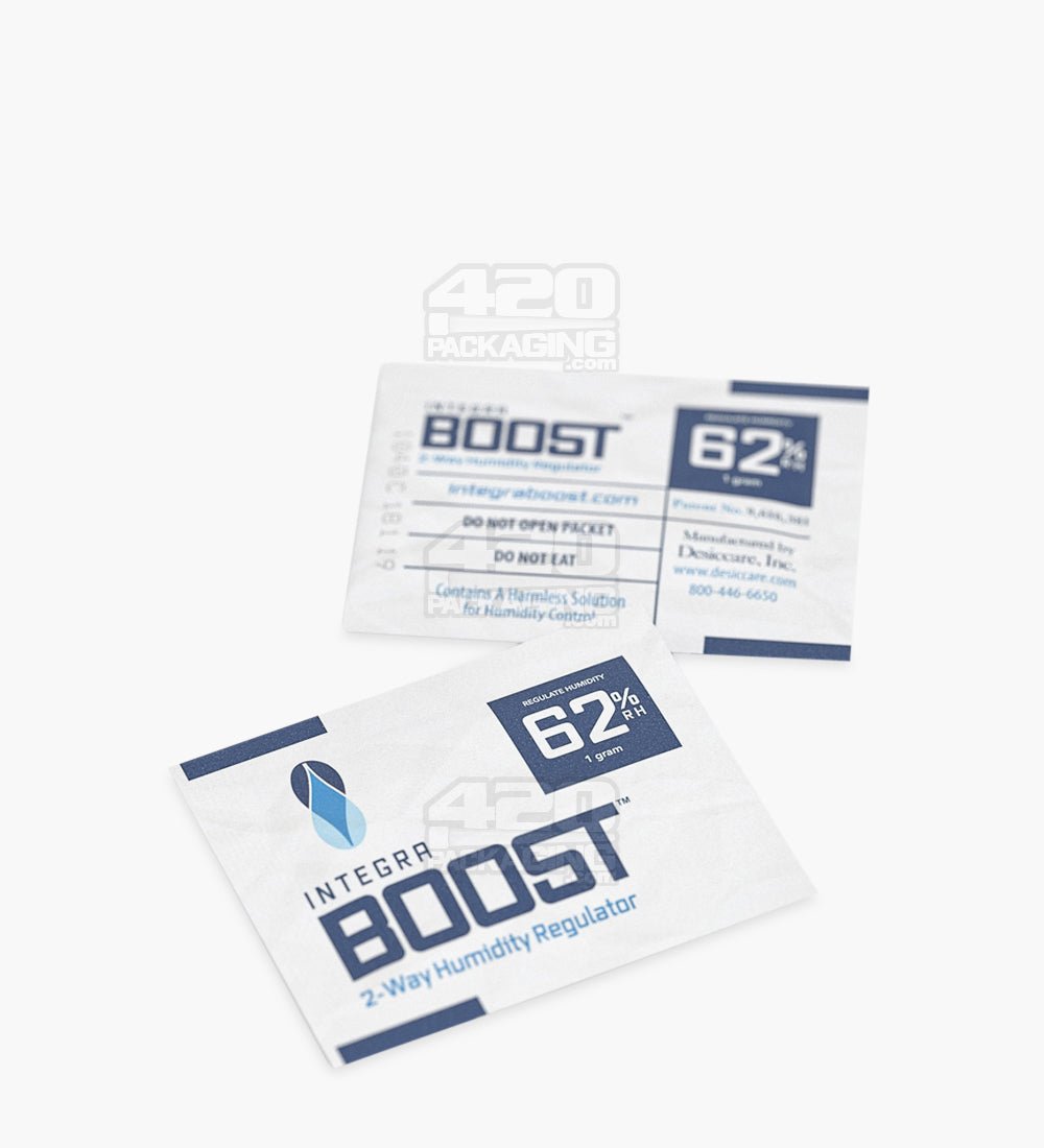 Integra Boost 1 Gram 62% 2-Way Humidity Packs 100/Box - 5