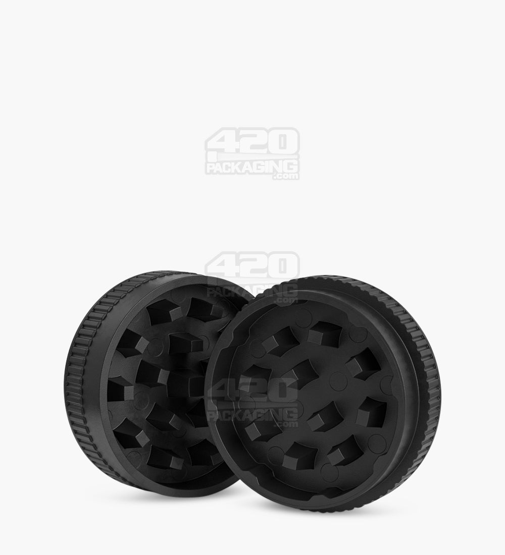 Biodegradable 55mm Black Thick Wall Grinder 12/Box - 7