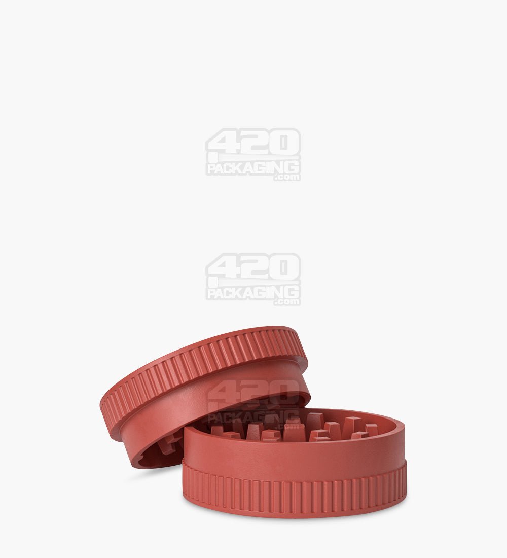 Biodegradable 55mm Red Thick Wall Grinder 12/Box - 1