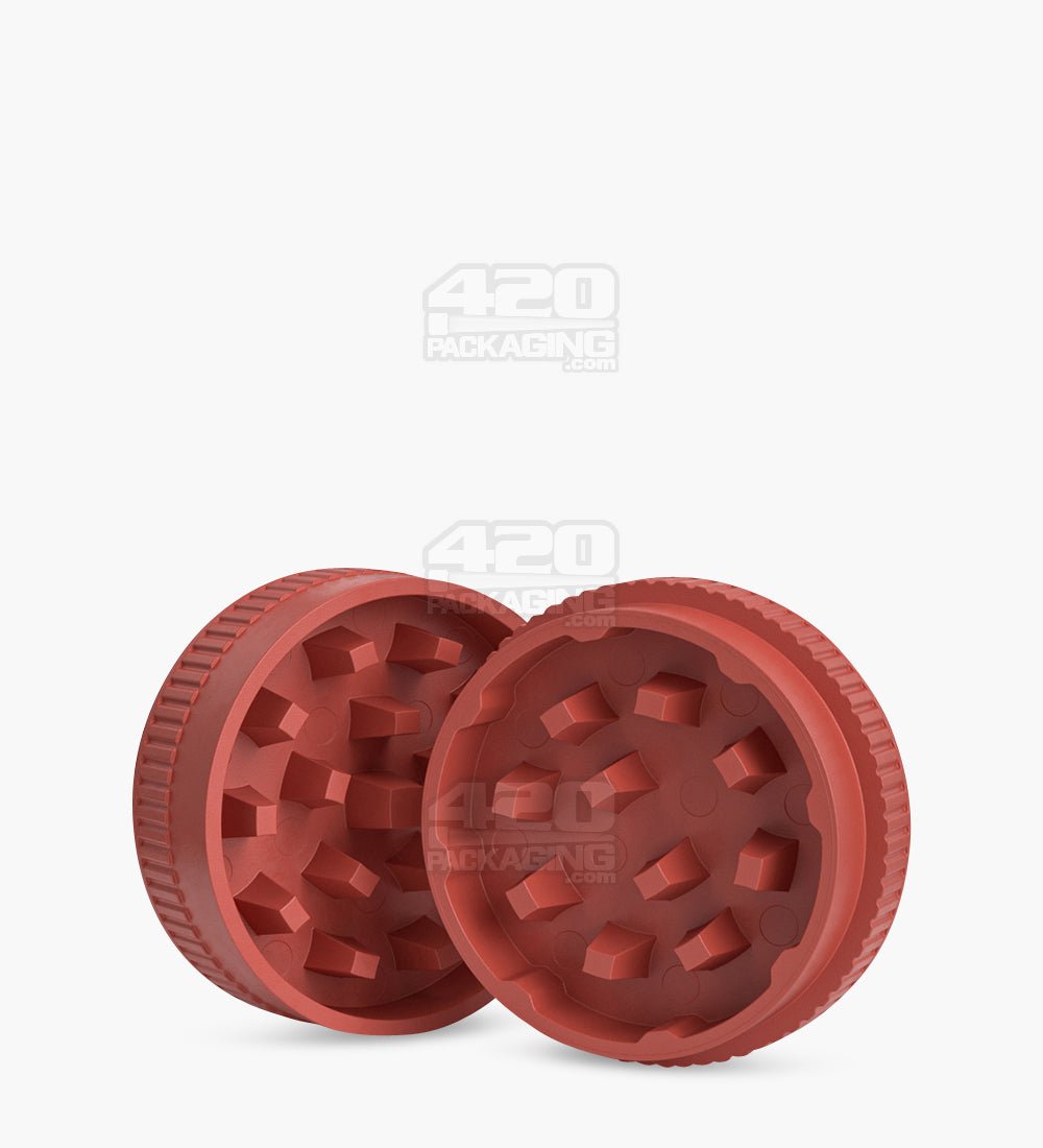 Biodegradable 55mm Red Thick Wall Grinder 12/Box - 7
