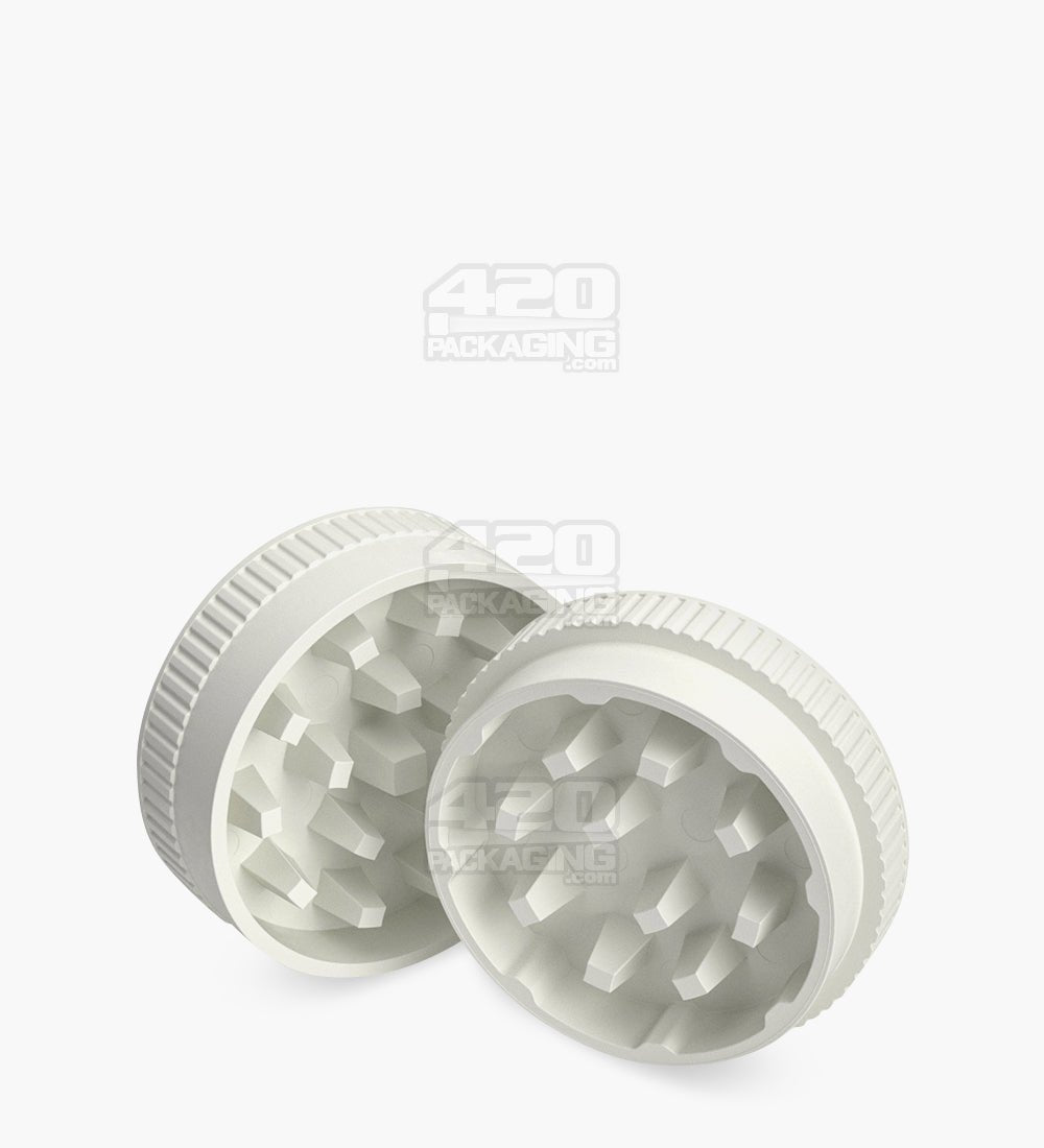 Biodegradable 55mm White Thick Wall Grinder 12/Box - 10