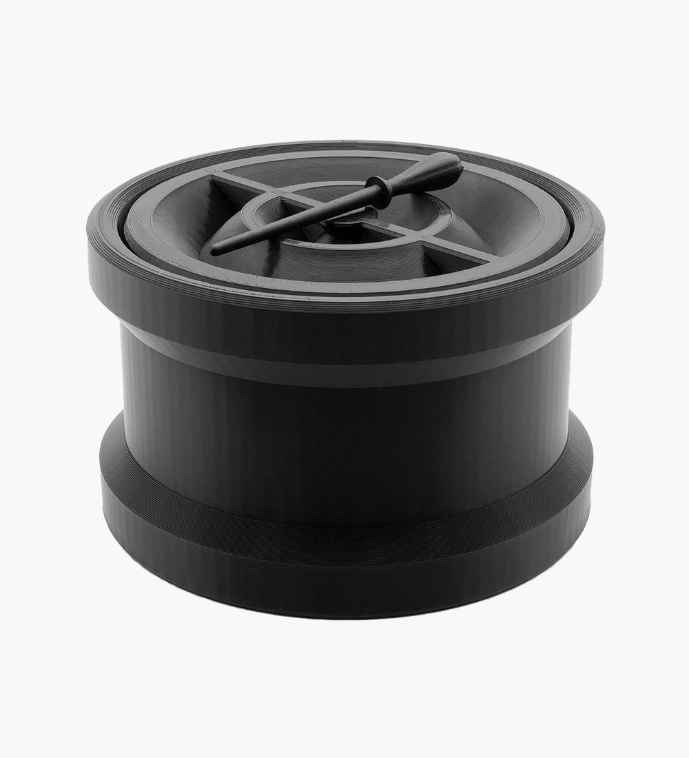 Humboldt Black 84mm Pre Rolled Cone Filling Machine Cartridge (121 Cone Capacity) - 2