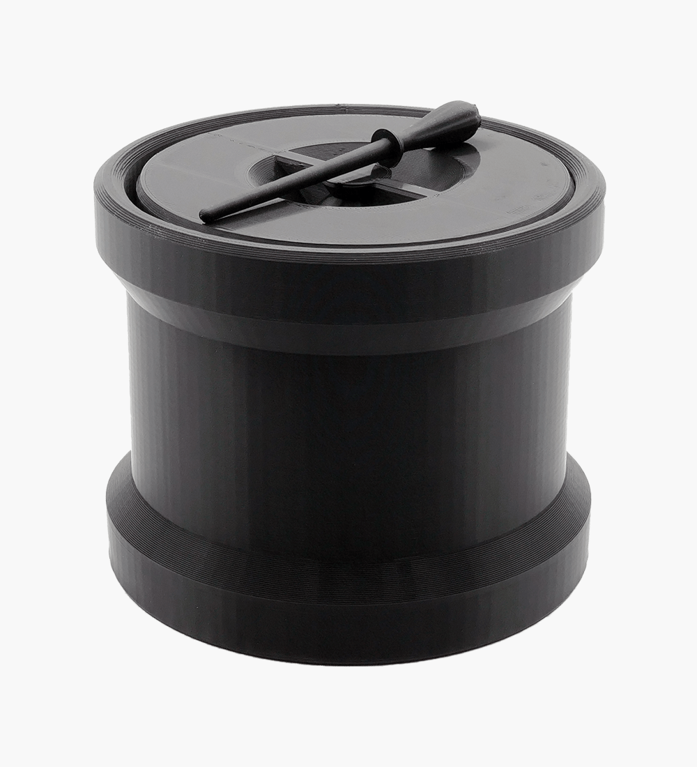 Humboldt Black 98mm Slim Pre Rolled Cone Filling Machine Starter Kit (121 Cone Capacity) - 2