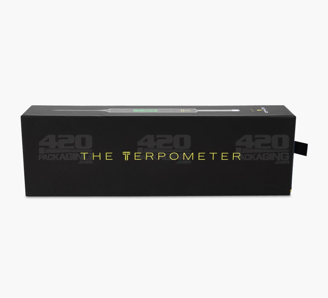 6.5" Black Glass Terpometer Temperature Indicating Thermoeter Dab Tool w/ USB Cable - 1