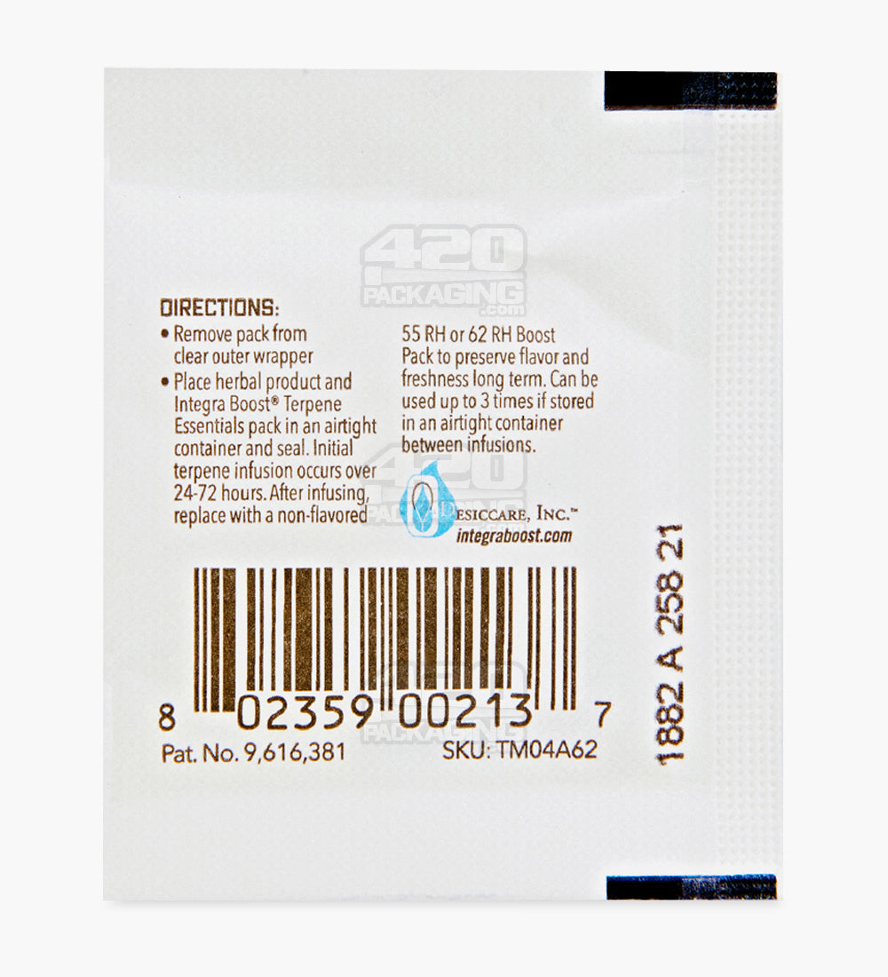 Integra Boost Terpene Essentials Myrcene 4 Gram 62% Humidity Packs 48/Box - 5