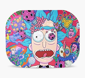 R&M Trippy Mini Rolling Tray w/ Magnetic Cover - 4