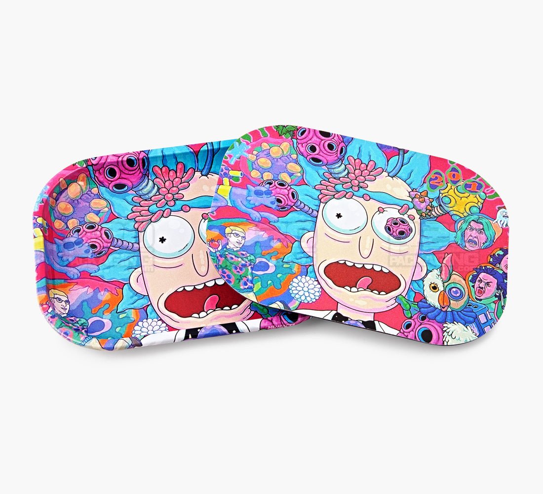 R&M Trippy Mini Rolling Tray w/ Magnetic Cover - 5