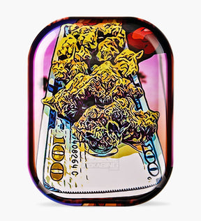 Nug Money Mini Rolling Tray w/ Magnetic Cover - 4