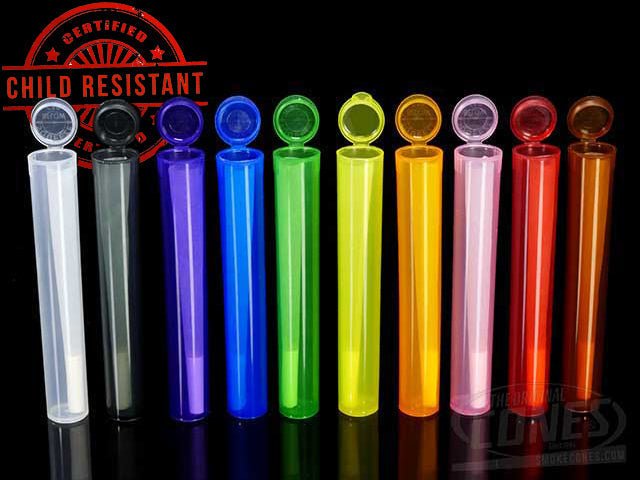 114mm Child Resistant Pre-Roll Tubes (Extra Wide) - 450 Qty.