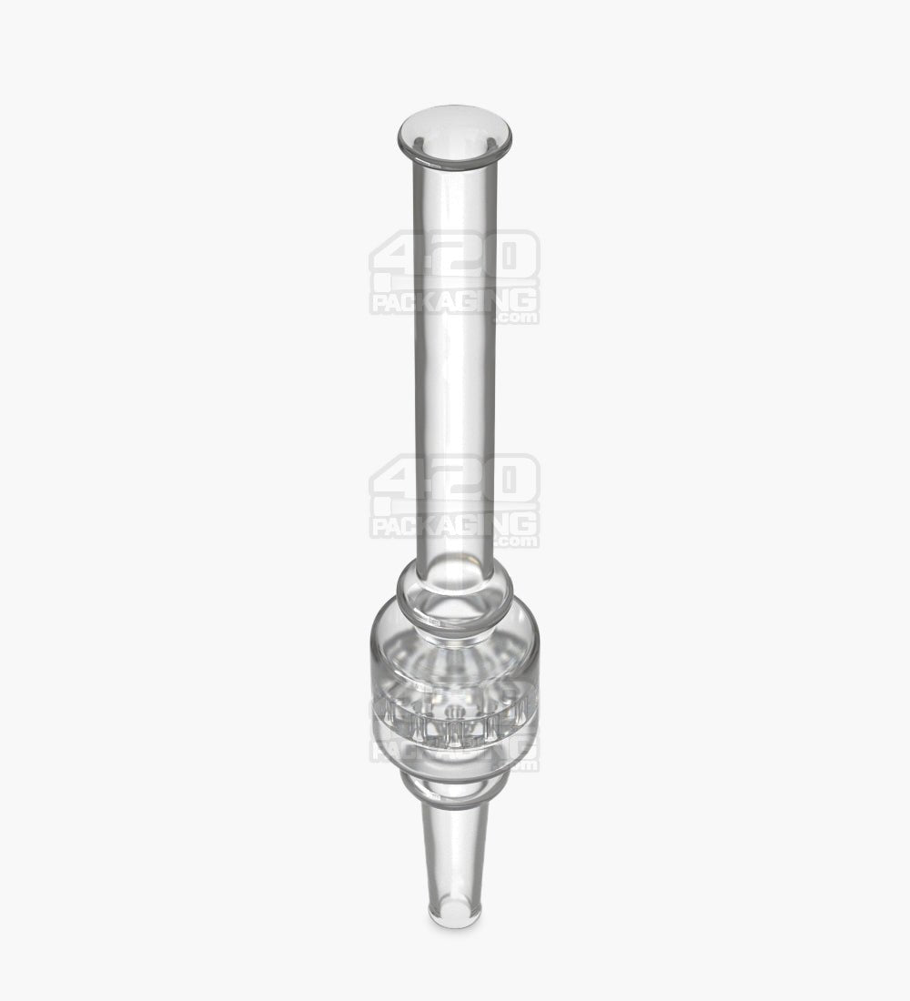 Honeycomb Percolator Dab Straw | 6in Long - Glass - Clear - 2