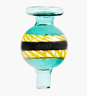 30mm Striped & Swirl Bubble Glass Carb Cap - Assorted - 1