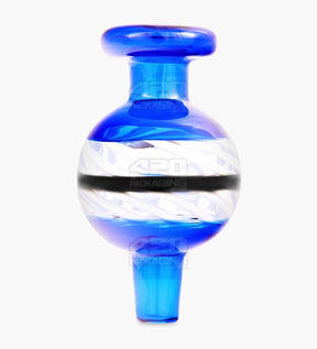 30mm Striped & Swirl Bubble Glass Carb Cap - Assorted - 5