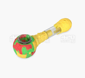 Multi Functional Transforming Spoon Hand Pipe Nectar Collector | 5.5in Long - Silicone - Assorted - 4