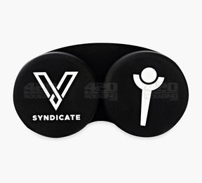 Genius Pipe x V-SYNDICATE Magnetic Slider Water-Free Dab Rig | 6in Long - Metal - Silver - 18