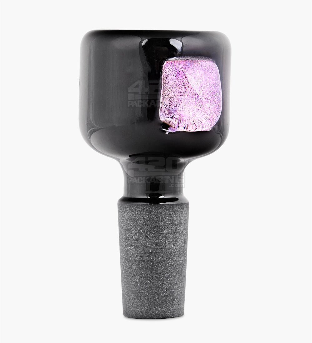 Dichro Design Accent Bowl | Glass - 14mm Male - Assorted Black - 3