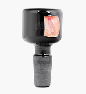 Dichro Design Accent Bowl | Glass - 14mm Male - Assorted Black - 6