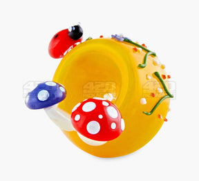 Mushroom Style Design Bowl | Glass - 14mm Male - Assorted - 2