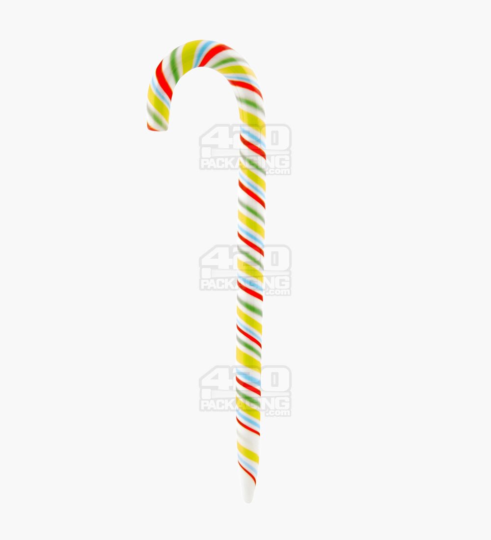 Candy Cane Dabber Tool | 5in Long - Glass - Assorted - 1
