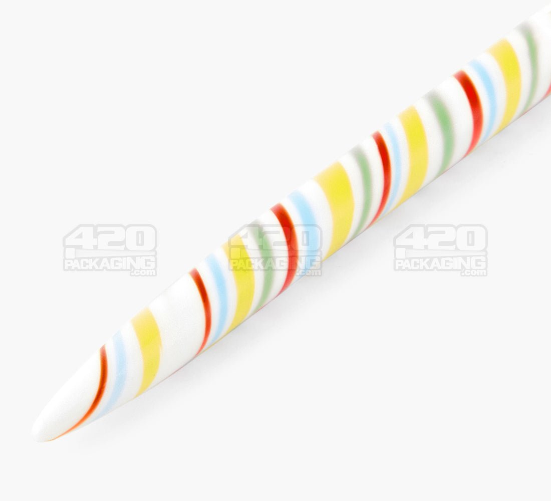 Candy Cane Dabber Tool | 5in Long - Glass - Assorted - 3