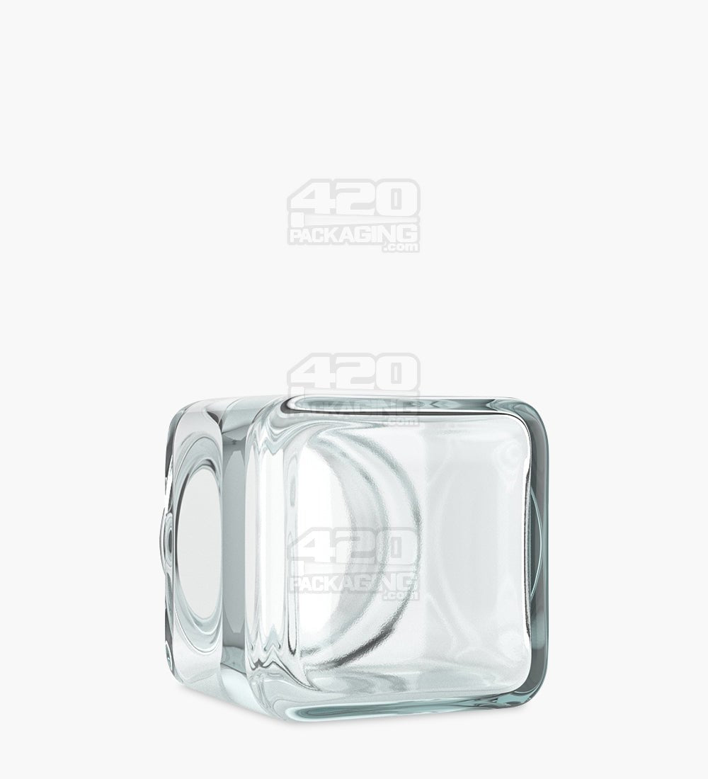 3oz Square Clear Glass Jars 80/Box - 5