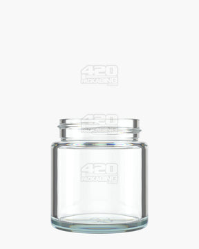 3oz Pollen Gear Flush V2 Rounded Base 48mm Clear Glass Jars 120/Box - 1
