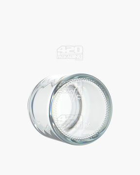 3oz Pollen Gear Flush V2 Rounded Base 48mm Clear Glass Jars 120/Box - 3