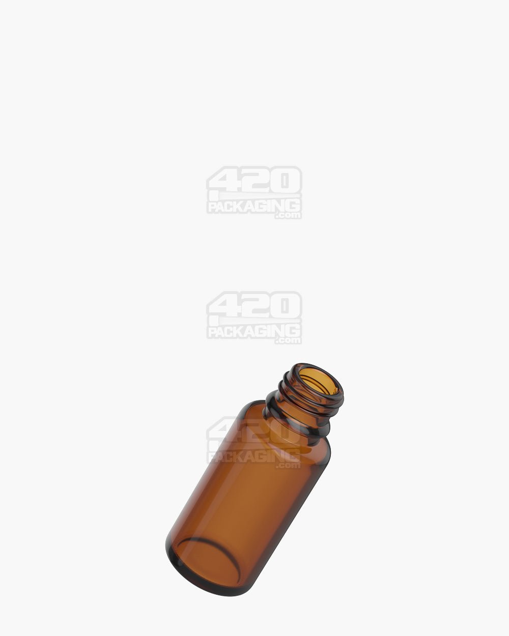 15ml Pollen Gear Sharp Shoulder Amber Glass Dropper Bottles 252/Box - 5