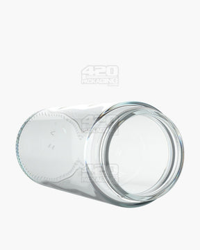 15oz Pollen Gear Kolossus Straight Sided 62mm Clear Glass Jars 30/Box - 3