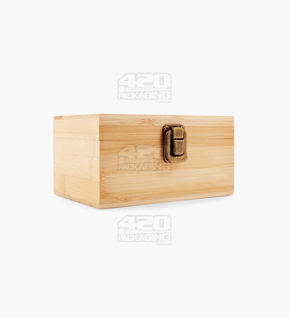 Rick Leaf Wooden Latch Lock Stash Box w/ Accessories | 152mm - Wood - 3