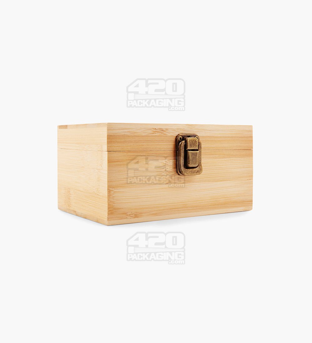 Fun Pipe Collage Wooden Latch Lock Stash Box w/ Accessories | 152mm - Wood - 5