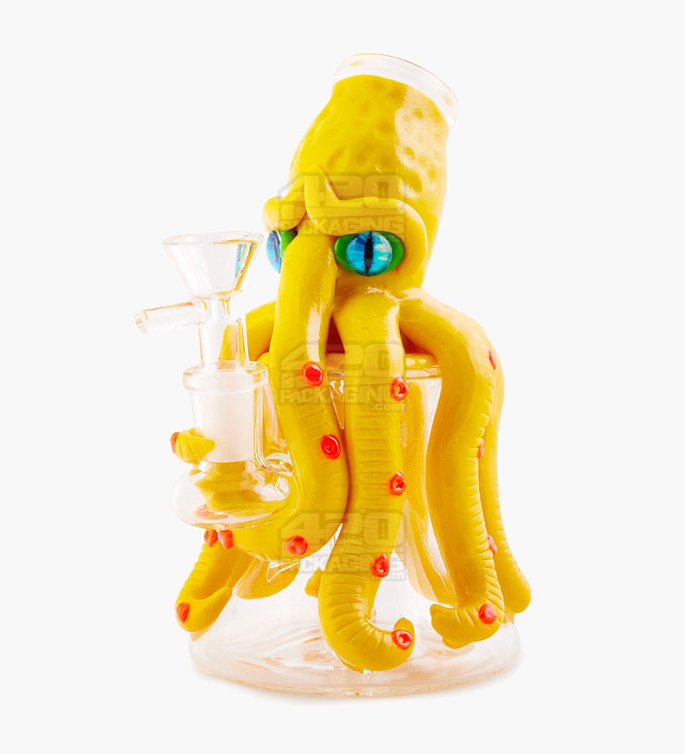 Monster Octopus Tentacle Water Pipe | 7in Tall - 14mm Bowl - Assorted - 1