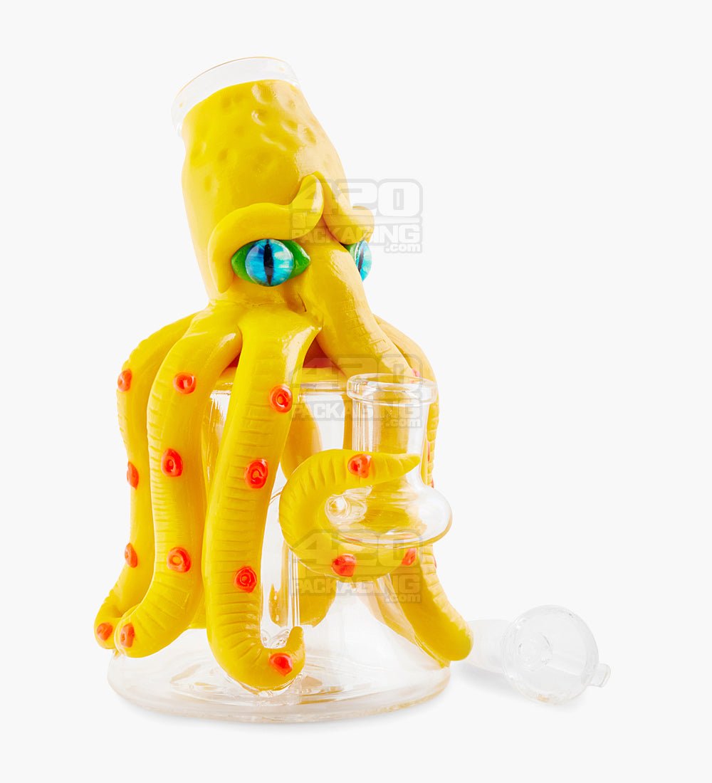 Monster Octopus Tentacle Water Pipe | 7in Tall - 14mm Bowl - Assorted - 2
