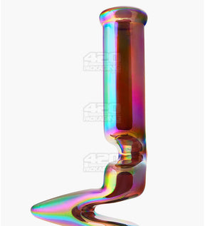 USA Glass | Z-Neck Heavy Zong Glass Beaker Water Pipe | 16in Tall - 14mm Bowl - Assorted - 5
