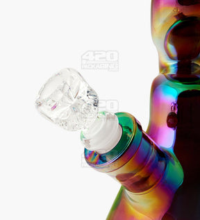 USA Glass | Z-Neck Heavy Zong Glass Beaker Water Pipe | 16in Tall - 14mm Bowl - Assorted - 6