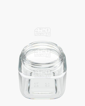 Pollen Gear SoftSquare 3.75oz Clear Glass Jars 72/Box - 2