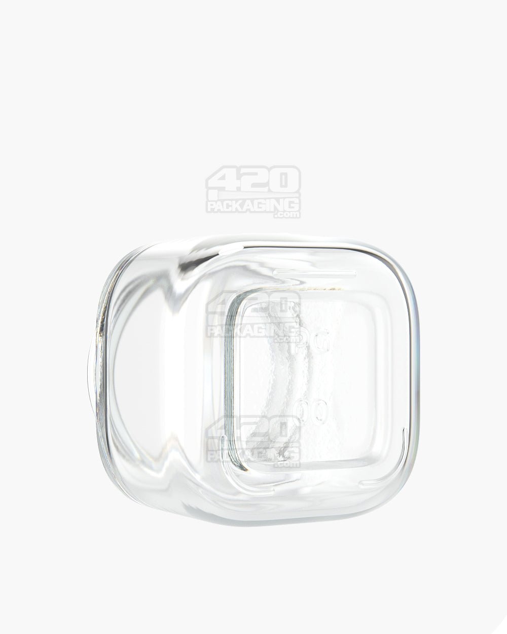 Pollen Gear SoftSquare 3.75oz Clear Glass Jars 72/Box - 5