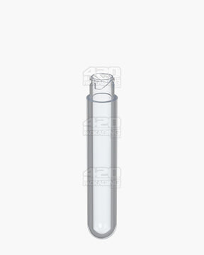 109mm Pollen Gear Transparent Plastic Slim Tube for Pre-Roll & Vaporizer Tube - Clear - 1000/Box - 3