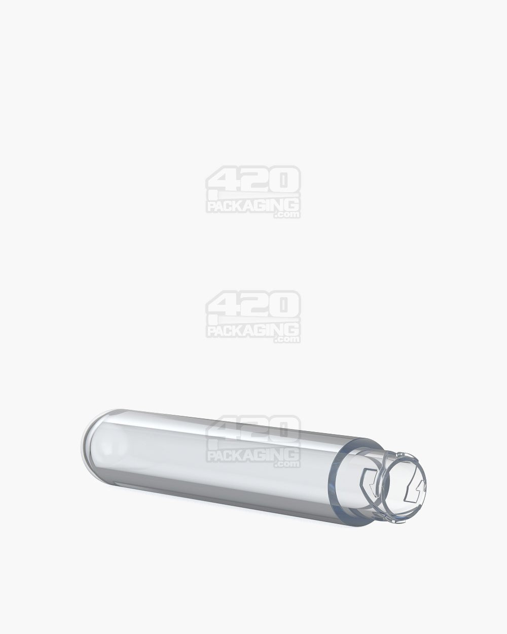 109mm Pollen Gear Transparent Plastic Slim Tube for Pre-Roll & Vaporizer Tube - Clear - 1000/Box - 4