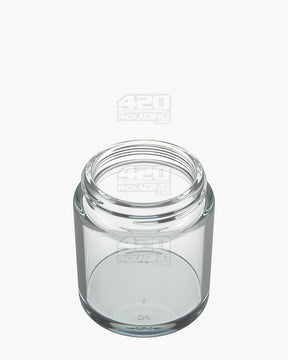 6oz Pollen Gear LoPro Wide Mouth Straight Sided 38mm Clear Glass Jars 60/Box - 2