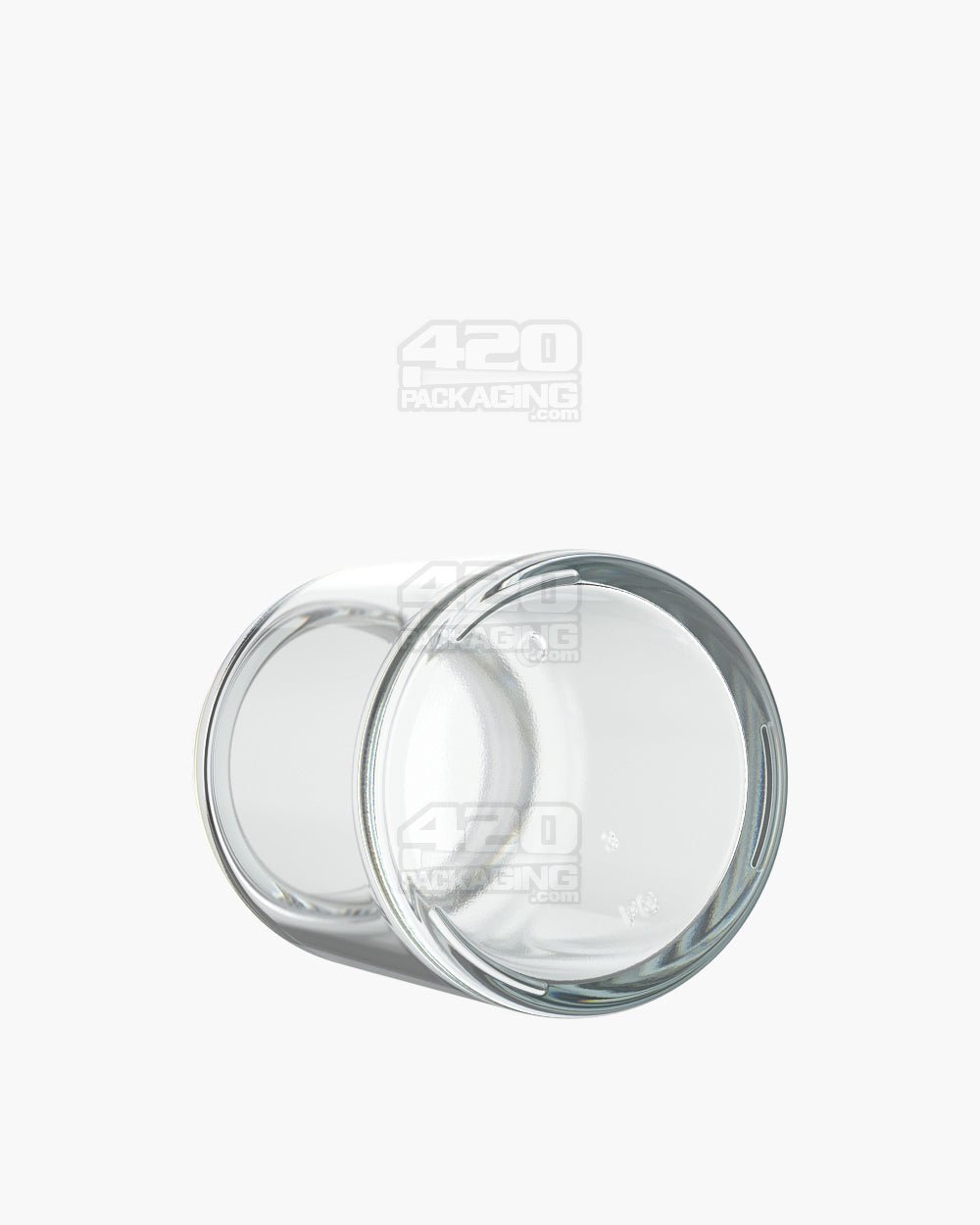 6oz Pollen Gear LoPro Wide Mouth Straight Sided 38mm Clear Glass Jars 60/Box - 4