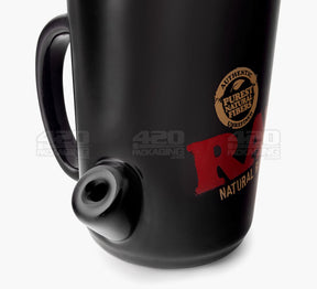 RAW Wake Up & Bake Up Black Ceramic Cone Mug - 4
