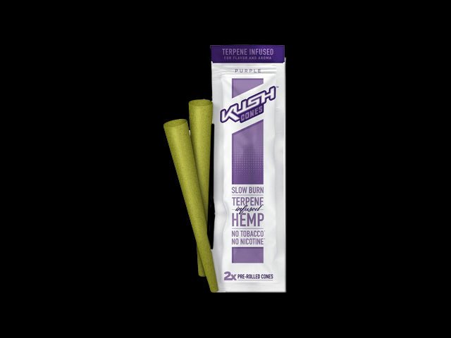 Kush Cones Hemp Pre Rolled Cones 12/Box Purple - 2