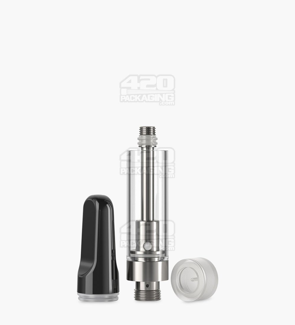CCELL Liquid6 Glass Vape Cartridge 2mm Aperture 1ml w/ Screw On Mouthpiece Connection 100/Box - 5