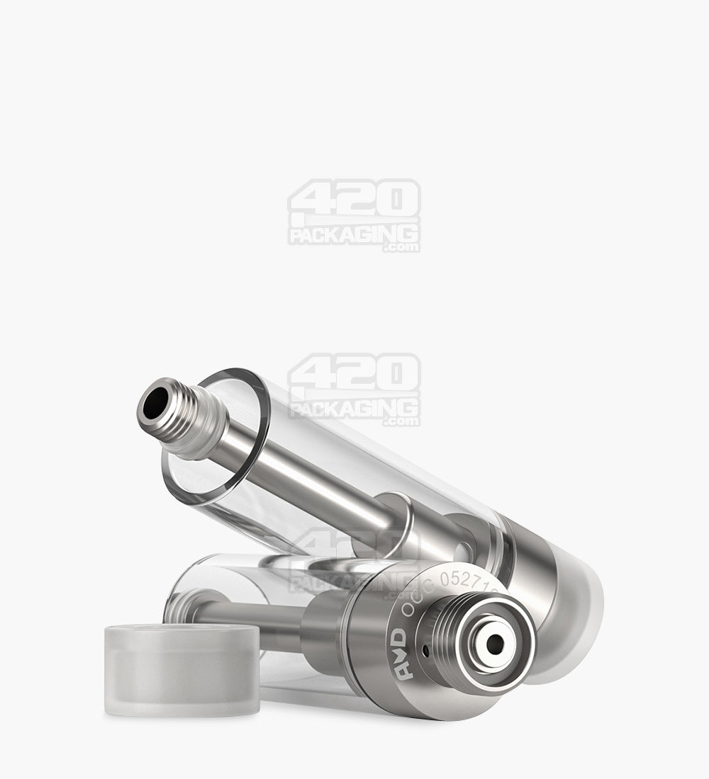 AVD GoodCarts Glass Vape Cartridge 2mm Aperture 1ml w/ Screw On Mouthpiece Connection 1200/Box - 8