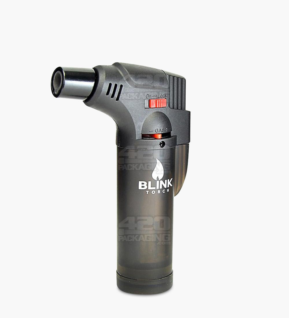 4.5" Blink Plastic Torch Assorted Butane Torch Lighter - 1