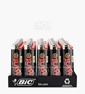 BIC 'Retail Display' RAW Black Edition Lighters - 150/Box - 2