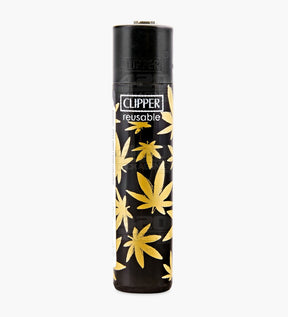 Clipper Lighter Golden Leaves Design 48/Box - 2