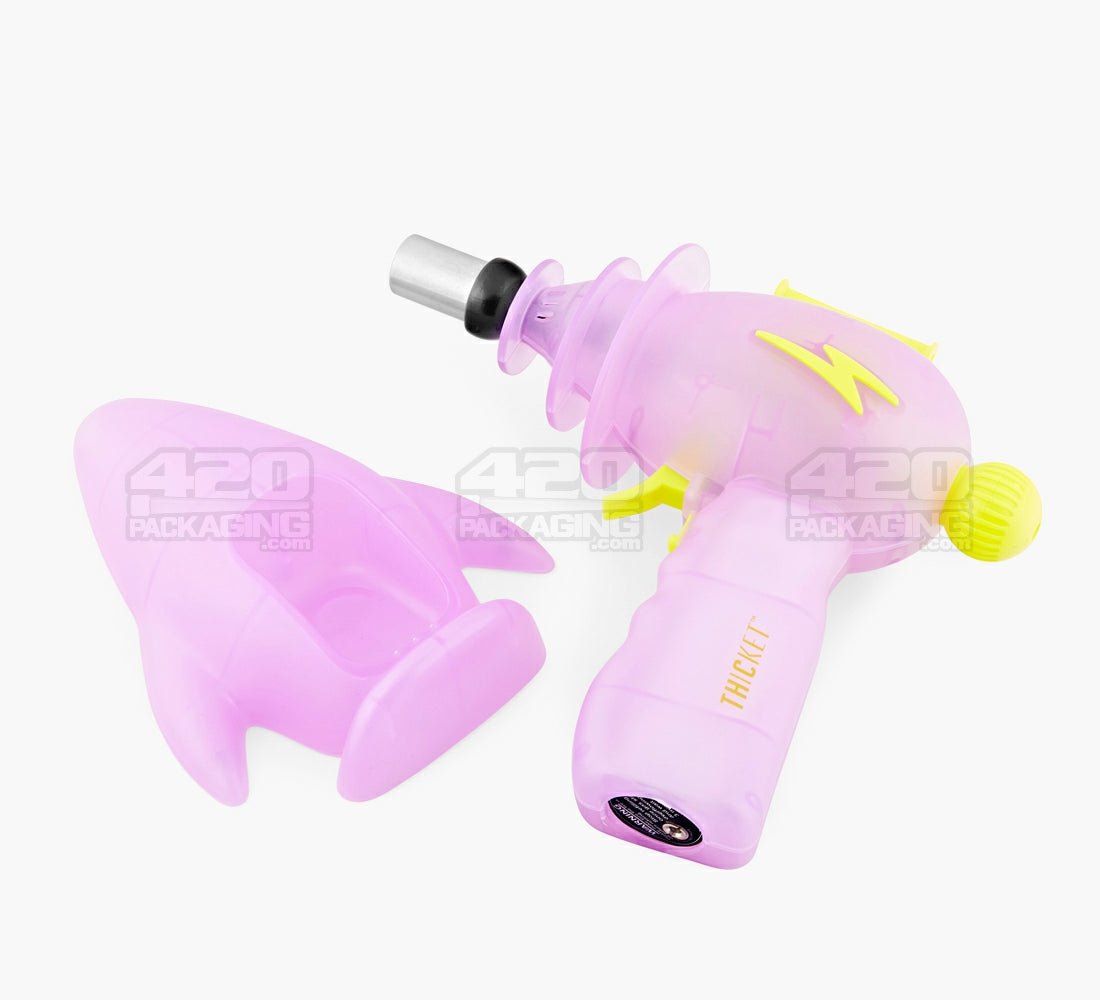 9" Thicket Plastic Purple No Butane Space Gun Torch w/ Safety Lock - 6